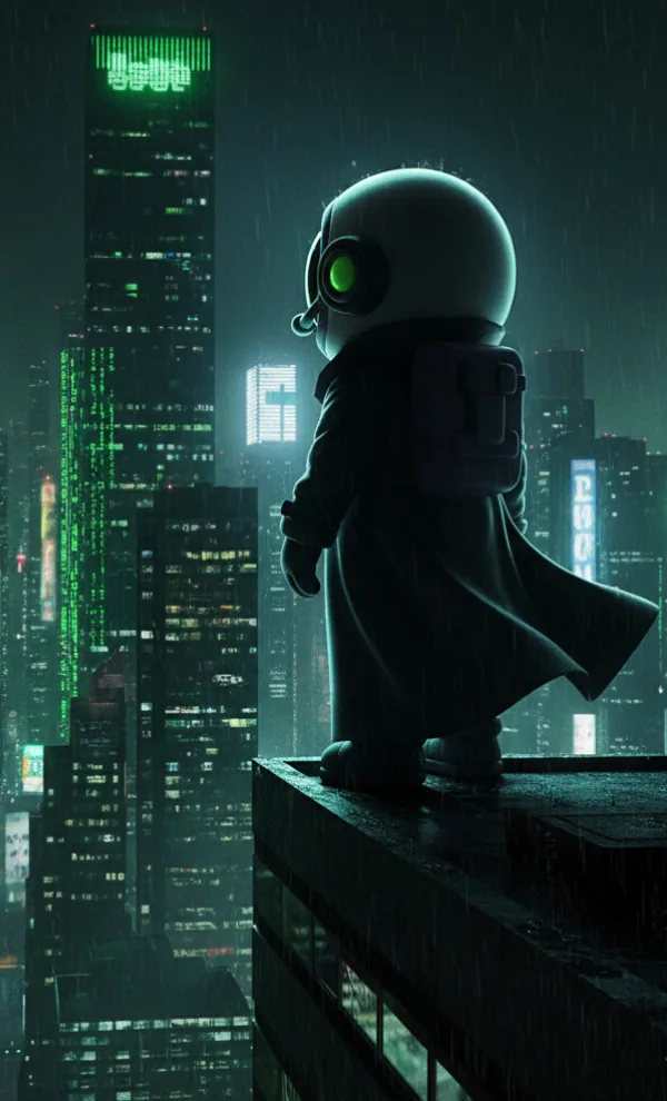 Placeholder de mascote Matrix